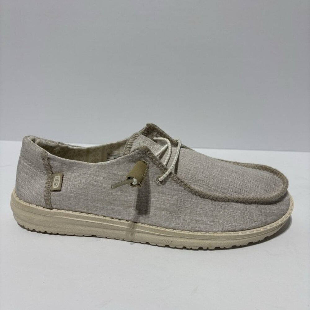 Hey Dude Womn’s Wendy Boho Stitch Latte Slip-On Shoes, Size 9 M